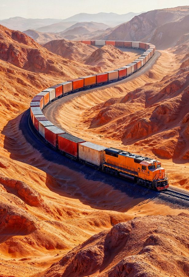 Treno nel deserto
